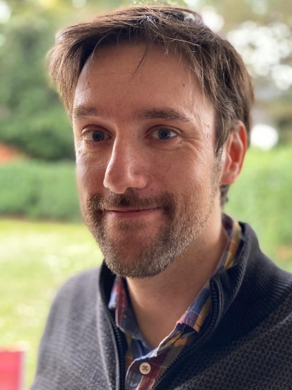 A portrait of Johan Bové taken in Düsseldorf in 2020